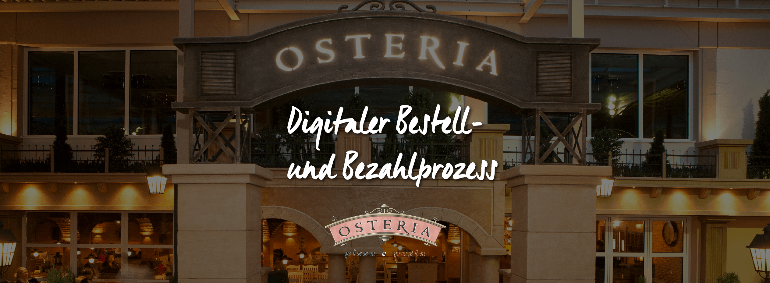 Erklaervideo Osteria Digitaler Bestell- und Bezahlprozess