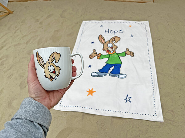 Hops Shop Angebot des Monats Tasse und Handtuch